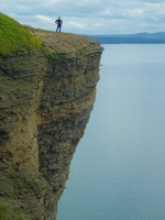 Angela on the Cliffs