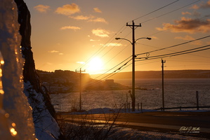 Winter by the Bell Island Ferry